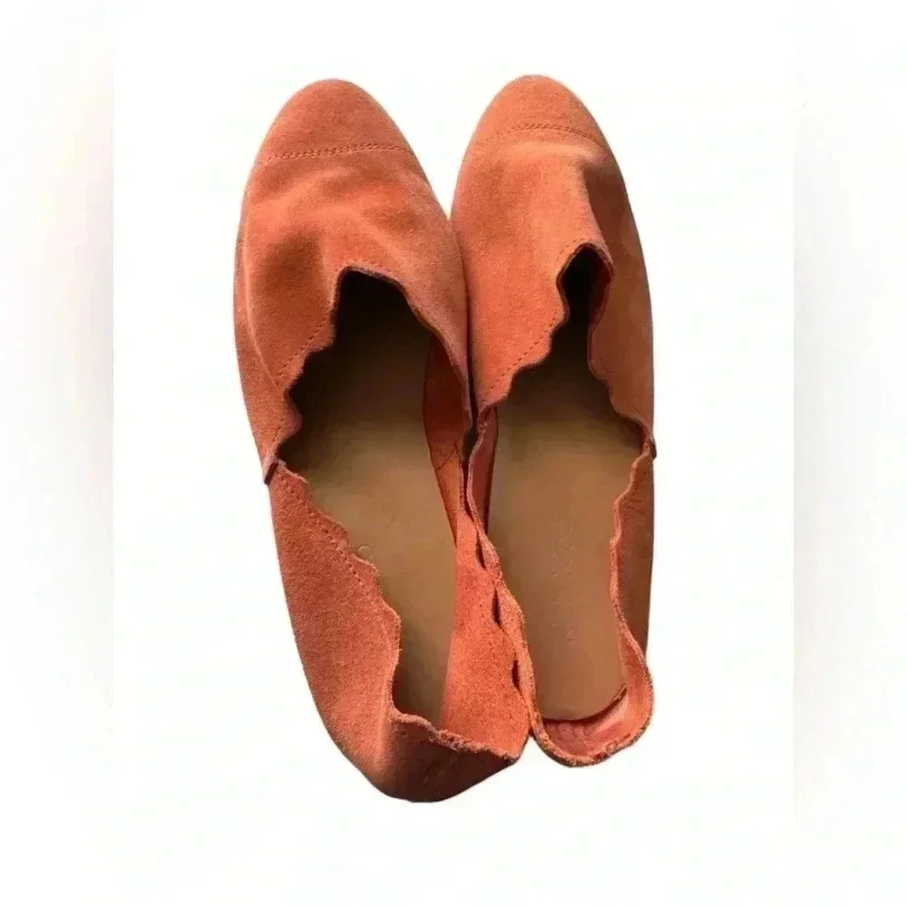 Anthropologie Klub Nico Georgette Ink Suede Flat